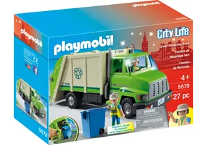 Playmobil 5679  City Life  Amerikanischer Grüner Recycling Truck