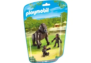 Produktbild von Playmobil 6639    Gorilla mit Babys