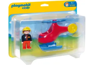 Playmobil 6789 1-2-3   Feuerwehrheli