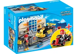 Playmobil 6869  City Action  Gokart-Werkstatt