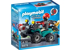 Playmobil 6879  City Action  Ganoven-Quad mit Seilwinde