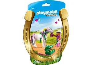 Playmobil 6969  Country  Schmück Pony Herzchen