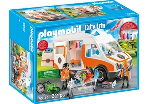 Playmobil 70049  City Life  Rettungswagen mit Licht und Sound