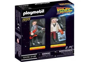 Playmobil 70459  Back to the Future  Marty McFly und Dr. E. Brown 1955