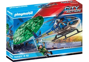 Playmobil 70569  City Action  Polizei-Hubschrauber: Fallschirm-Verfolgung