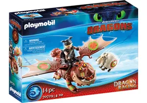 Playmobil 70729  Dragons  Dragon Racing: Fischbein und Fleischklops