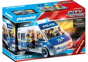 Playmobil 70899  City Action Promo Pack Polizei-Mannschaftswagen mit Licht und Sound