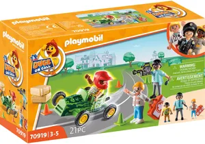 Playmobil 70919  Duck on Call  Notarzt Action: Hilf dem Rennfahrer!