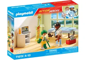 Playmobil 71619  Action Heroes  Kinderarzt mit Teddybär