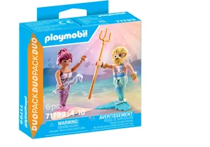 Produktbild von Playmobil 71799   DuoPack Meerjungfrau und Meermann