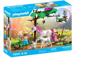 Playmobil 71839  Magic Unicorns  Zauberhafter Einhorn-Stall für Mama und Fohlen