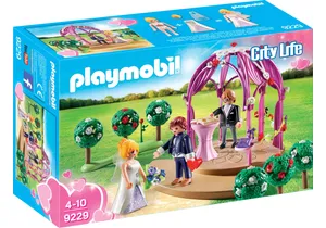 Playmobil 9229  City Life  Hochzeitspavillon mit Brautpaar
