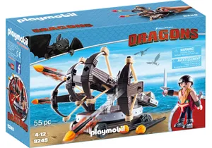 Playmobil 9249  Dragons  Eret mit 4-Schuss-Feuer-Balliste