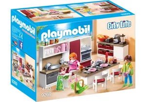 Playmobil 9269  City Life  Große Familienküche