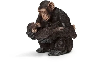 Schleich 14679  Wild Life  Schimpansen Weibchen mit Baby