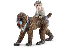 Schleich 14716  Wild Life  Mandrill Weibchen mit Baby
