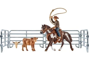 Schleich 41418  Farm World  Roping mit Cowboy