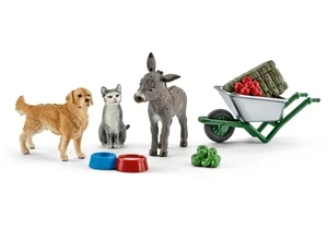Schleich 41423  Farm World  Fütterung auf dem Bauernhof