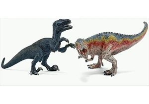 Schleich 42216  Dinosaurs  T-Rex und Velociraptor, klein
