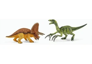 Schleich 42217  Dinosaurs  Triceratops und Therizinosaurus