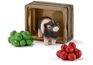 Schleich 42292  Farm World  Mini Schwein mit Äpfeln