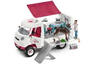 Schleich 42370  Horse Club  Mobil Tierarzt mit Hannover Fohlen