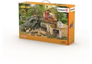Schleich 42350  Wild Life  Dschungel Forschungsstation Croco