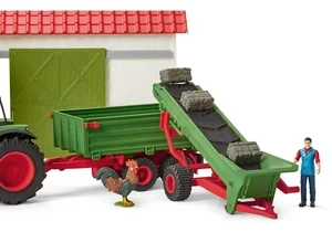 Schleich 42377  Farm World  Heuförderband mit Bauer