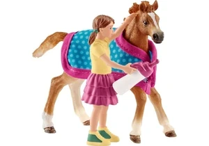 Schleich 42361  Horse Club  Pferd Fohlen mit Decke