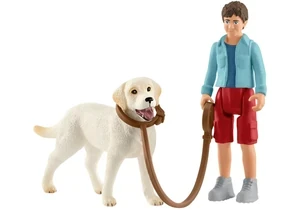 Schleich 42478  Farm World  Spaziergang mit Labrador Retriever