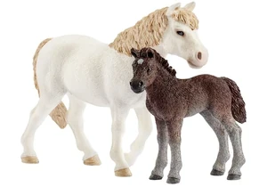 Schleich 42423  Farm World  Pony Stute und Pony Fohlen