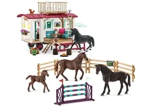 Schleich 72141  Horse Club  Geheimes Turnier-Training am Caravan