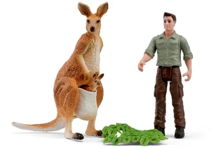 Schleich 81540 Pocket Set Känguru-Tour mit Ranger