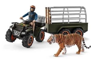 Schleich 42351  Wild Life  Quad mit Anhänger und Rnger