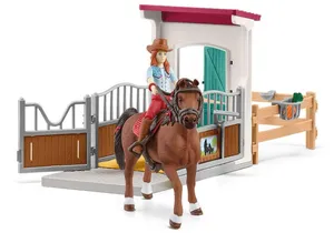 Schleich 42710  Horse Club  Pferdebox mit Hannah & Cayenne