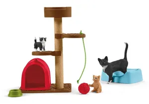 Schleich 42501  Farm World  Spielspaß für niedliche Katzen