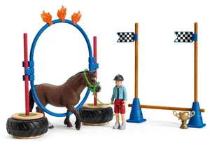 Schleich 42482  Farm World  Pony Agility Rennen