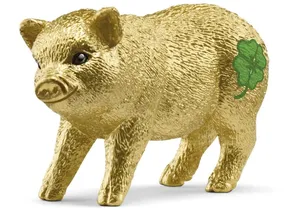 Schleich 72232  Farm World  Goldenes Glücksschwein