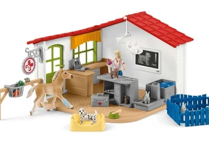 Schleich 42502  Farm World  Tierarzt-Praxis mit Haustieren