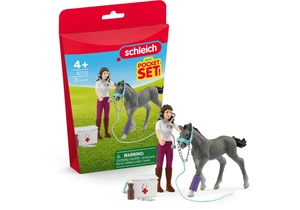 Schleich 42752  Horse Club  Ms Kramer mit Fohlen