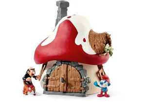 Schleich 20803  Die Schlümpfe  Schlumpf Haus mit 2 Figuren