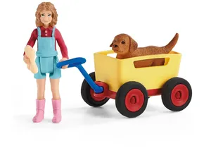 Schleich 42543  Farm World  Bollerwagen-Ausflug