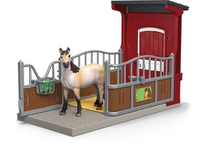 Schleich 42724  Farm World  Ponybox mit Mustang Stute