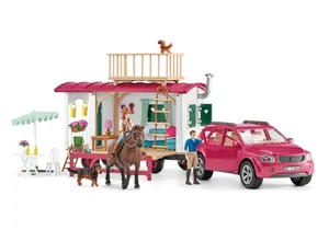 Schleich 72205  Horse Club  Campingtrip mit dem Wohnwagen