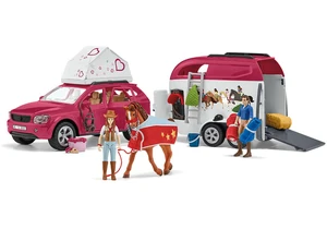Schleich 42535  Horse Club  Abenteuer mit Auto und Pferdeanhänger