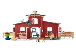 Schleich 42606  Farm World  Große Farm mit Tieren und Zubehör