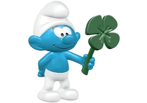 Schleich 20797  Die Schlümpfe  Schlumpf mit Kleeblatt