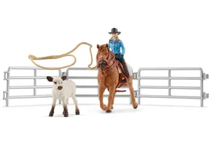 Schleich 42577  Farm World  Team Roping mit Cowgirl