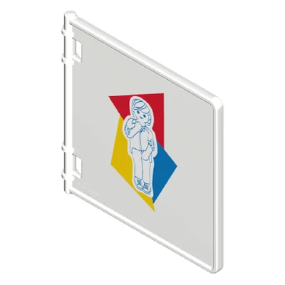 Schule-WC-Tür