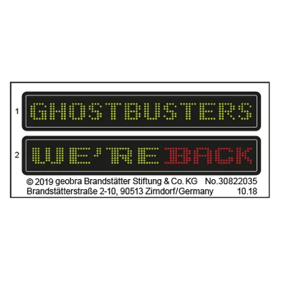 Etikett 70170 "Ghostbusters(TM) Ecto-1A"